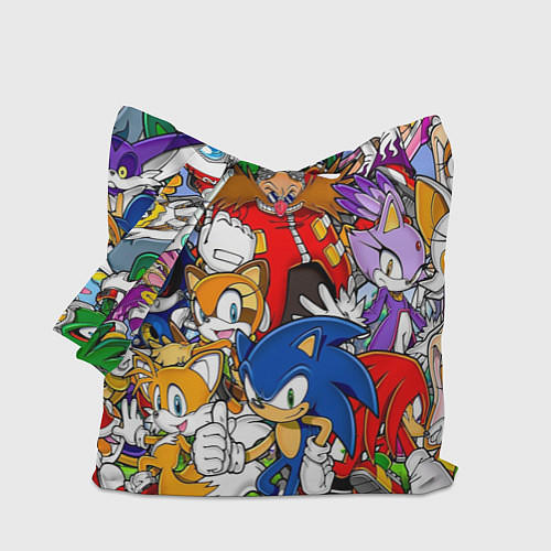 Сумка-шоппер Sonic / 3D-принт – фото 1