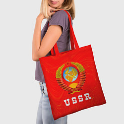 Сумка-шопер USSR СССР, цвет: 3D-принт — фото 2