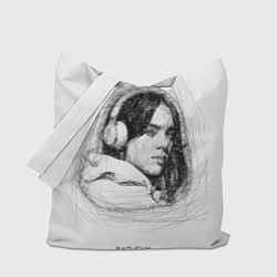 Сумка-шопер Billie Eilish карандаш, цвет: 3D-принт