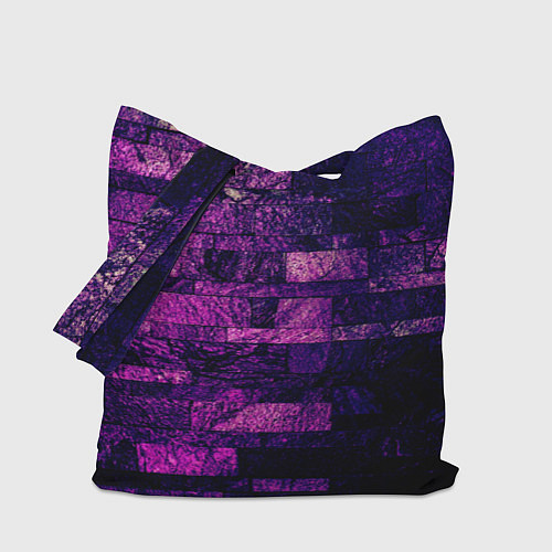 Сумка-шоппер Purple-Wall / 3D-принт – фото 1