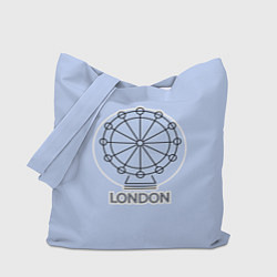 Сумка-шопер Лондон London Eye, цвет: 3D-принт