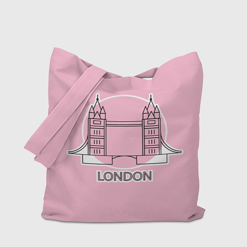 Сумка-шоппер Лондон London Tower bridge / 3D-принт – фото 1