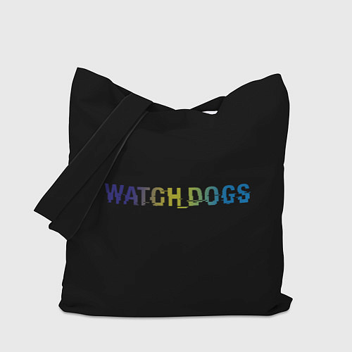 Сумка-шоппер Watch Dogs Text / 3D-принт – фото 1