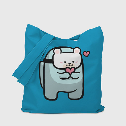 Сумка-шоппер Nyan Cat Among Us / 3D-принт – фото 1