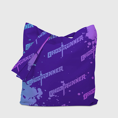 Сумка-шоппер Ghostrunner узор / 3D-принт – фото 1