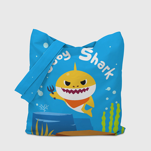 Сумка-шоппер Baby Shark / 3D-принт – фото 1