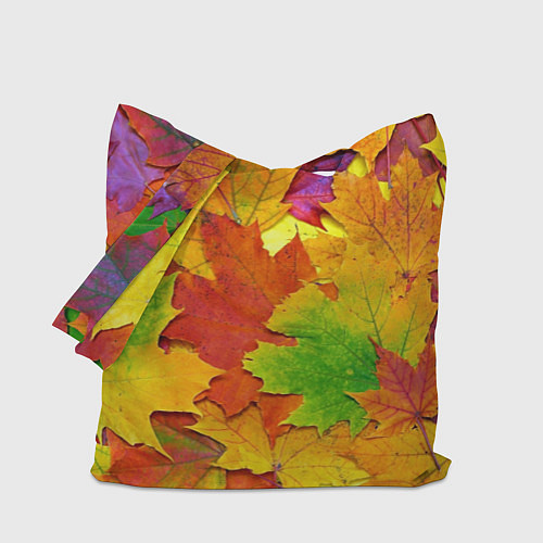 Сумка-шоппер Осенние листья / 3D-принт – фото 1
