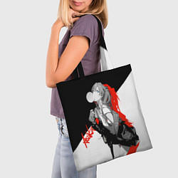 Сумка-шопер Asuka Langley Evangelion, цвет: 3D-принт — фото 2