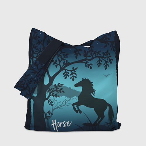 Сумка-шоппер Конь / 3D-принт – фото 1