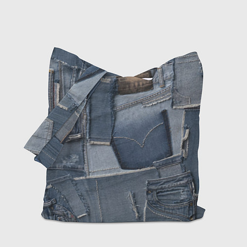 Сумка-шоппер Jeans life / 3D-принт – фото 1