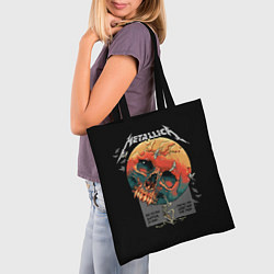Сумка-шопер Metallica, цвет: 3D-принт — фото 2