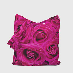 Сумка-шопер Розы, цвет: 3D-принт