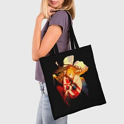Сумка-шопер Аска Евангелион Nerv, цвет: 3D-принт — фото 2