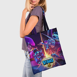 Сумка-шопер Starr Force - Brawl Stars, цвет: 3D-принт — фото 2