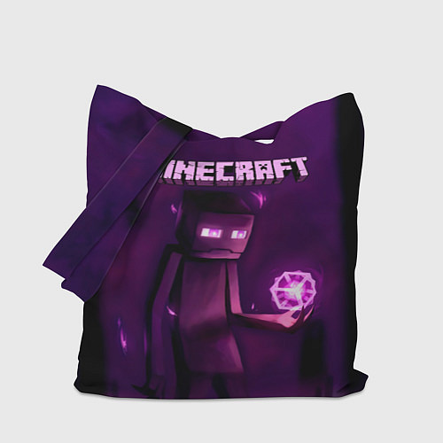Сумка-шоппер Minecraft Слендермен / 3D-принт – фото 1