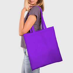 Сумка-шопер Фиолетовый, цвет: 3D-принт — фото 2