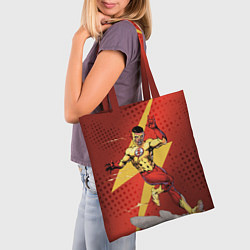 Сумка-шопер Kid Flash, цвет: 3D-принт — фото 2