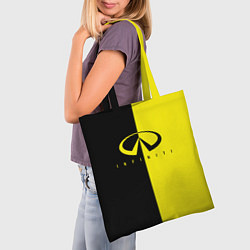 Сумка-шопер INFINITI logo, цвет: 3D-принт — фото 2