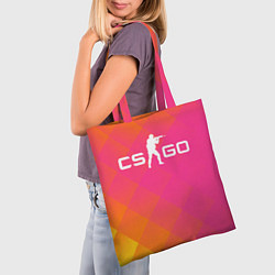 Сумка-шопер CS GO Disco Tech ver 1, цвет: 3D-принт — фото 2