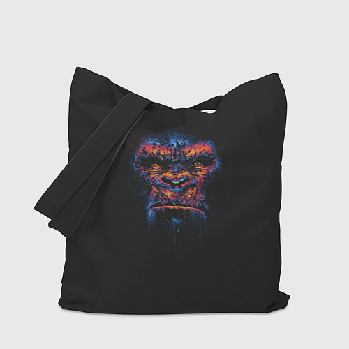Сумка-шоппер Colorful Gorilla / 3D-принт – фото 1