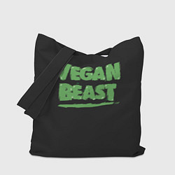 Сумка-шопер Vegan Beast, цвет: 3D-принт