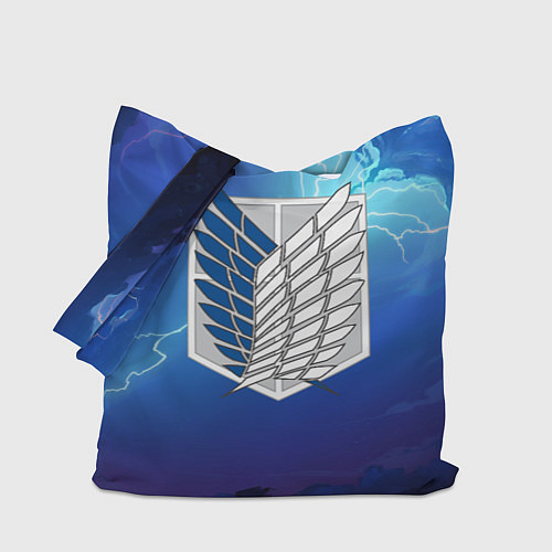 Сумка-шоппер Атака Титанов / 3D-принт – фото 1