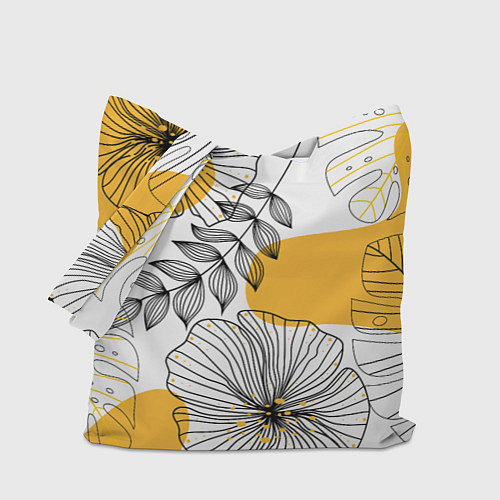 Сумка-шоппер Цветы / 3D-принт – фото 1