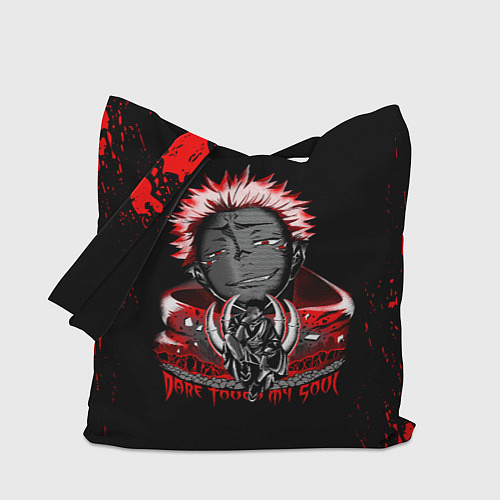 Сумка-шоппер JUJUTSU KAISEN СУКУНА / 3D-принт – фото 1