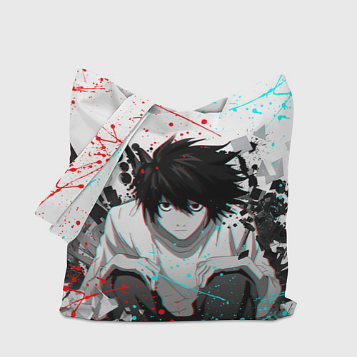 Сумка-шоппер DEATH NOTE ТЕТРАДЬ СМЕРТИ / 3D-принт – фото 1