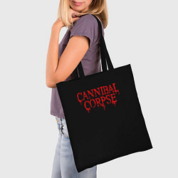 Сумка-шопер Cannibal Corpse, цвет: 3D-принт — фото 2