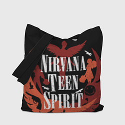 Сумка-шопер NIRVANA TEEN SPIRIT, цвет: 3D-принт