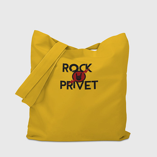 Сумка-шоппер Rock privet / 3D-принт – фото 1