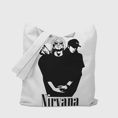 Сумка-шоппер Nirvana Группа / 3D-принт – фото 1