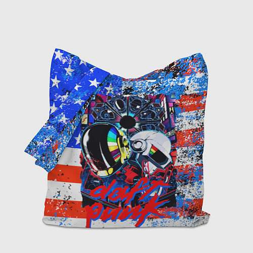 Сумка-шоппер Daft Punk american dream / 3D-принт – фото 1