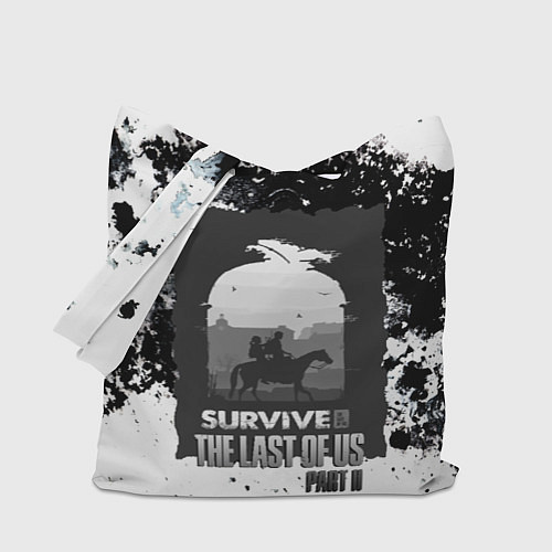 Сумка-шоппер The Last of US SURVIVE / 3D-принт – фото 1