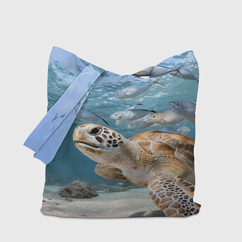 Сумка-шоппер Морская черепаха / 3D-принт – фото 1