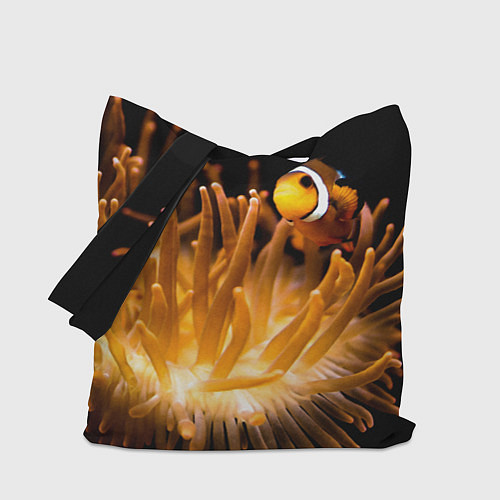 Сумка-шоппер Клоуны в актинии / 3D-принт – фото 1