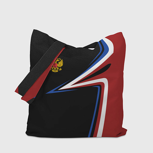 Сумка-шоппер РОССИЯ RUSSIA UNIFORM / 3D-принт – фото 1