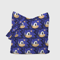 Сумка-шопер Sonic pattern, цвет: 3D-принт