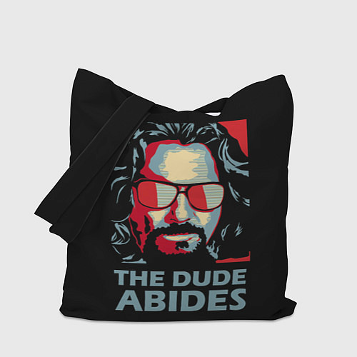Сумка-шоппер The Dude Abides Лебовски / 3D-принт – фото 1