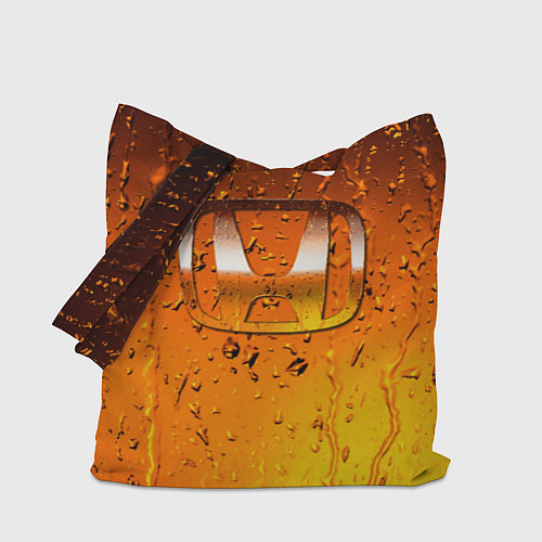 Сумка-шоппер Honda капли дождя / 3D-принт – фото 1