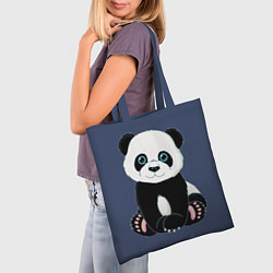 Сумка-шопер Милая Панда Sweet Panda, цвет: 3D-принт — фото 2