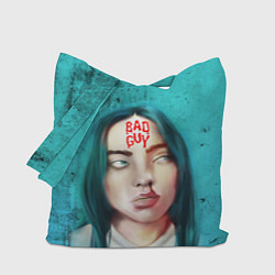 Сумка-шопер BAD GUY BILLIE EILISH Z, цвет: 3D-принт