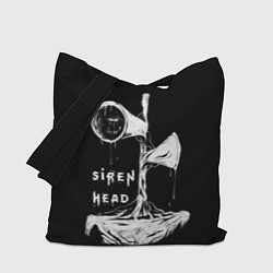 Сумка-шоппер Сиреноголовый ЧБ Siren Head