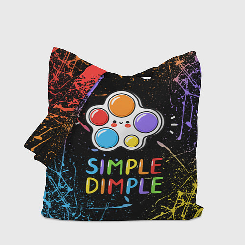 Сумка-шоппер SIMPLE DIMPLE ИГРУШКА / 3D-принт – фото 1