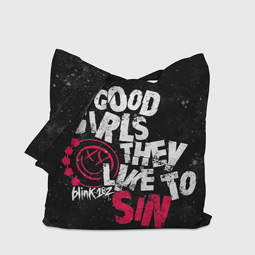 Сумка-шоппер Blink 182, Good Girl / 3D-принт – фото 1