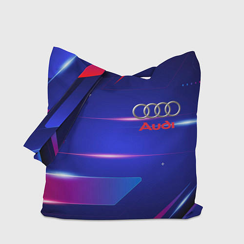 Сумка-шоппер Ауди Audi синива / 3D-принт – фото 1