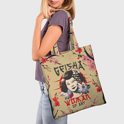 Сумка-шопер Гейша Geisha Z, цвет: 3D-принт — фото 2