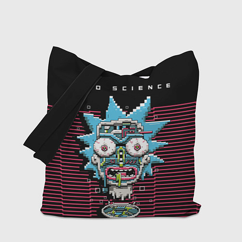 Сумка-шоппер PIXEL ROBOT RICK / 3D-принт – фото 1