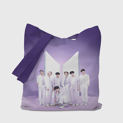 Сумка-шоппер BTS Purple / 3D-принт – фото 1